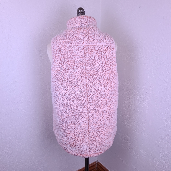 Thread & Supply Pink Zip Up Teddy Vest - Picture 13 of 14